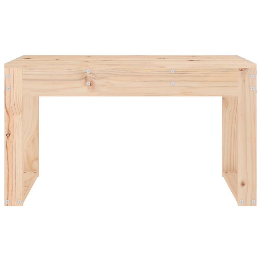 Panca da Giardino 80x38x45 cm in Legno Massello di Pino - homemem39