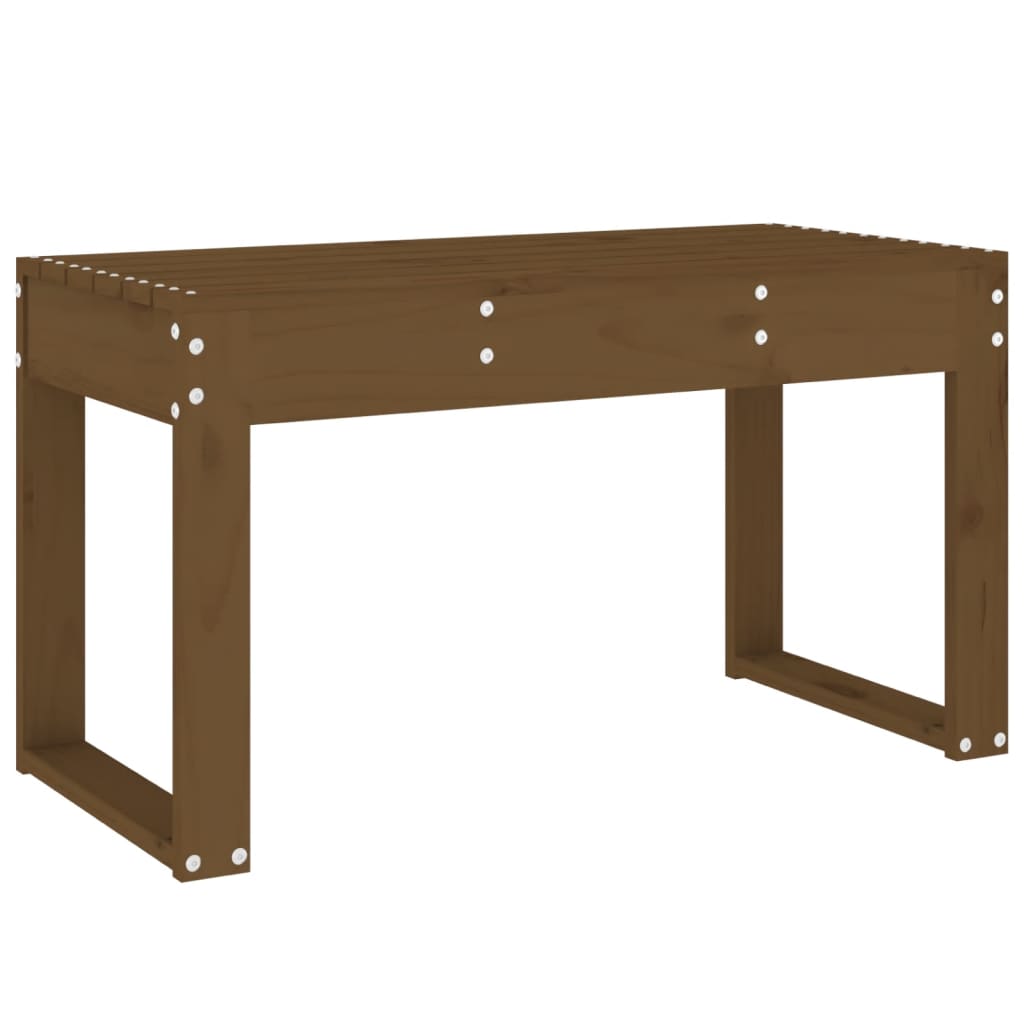 Panca da Giardino Miele 80x38x45 cm Legno Massello di Pino - homemem39