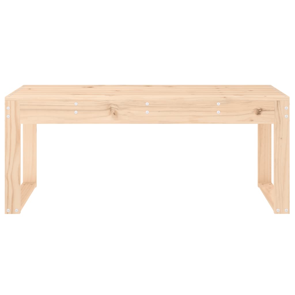 Panca da Giardino 110x38x45 cm in Legno Massello di Pino - homemem39