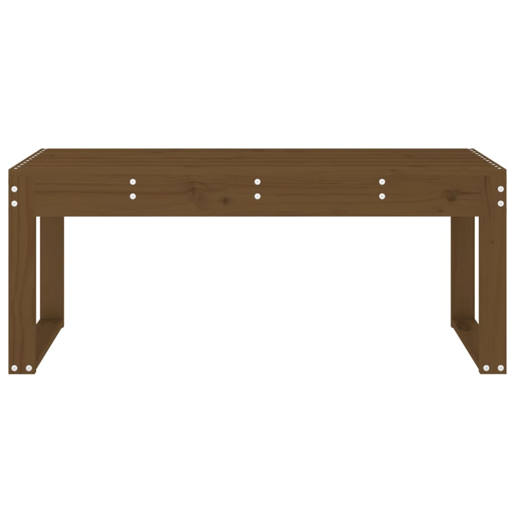 Panca da Giardino Miele 110x38x45 cm Legno Massello di Pino - homemem39