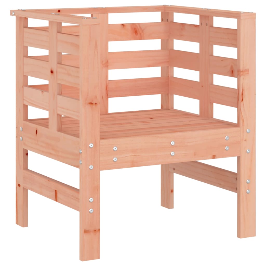 Sedie da Giardino 2pz 61,5x53x71 cm Legno Massello di Douglas - homemem39