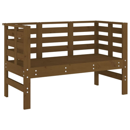 Panca da Giardino Miele 111,5x53x71 cm Legno Massello di Pino - homemem39