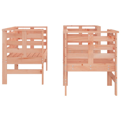 Set Salotto da Giardino 3 pz in Legno Massello di Douglas - homemem39