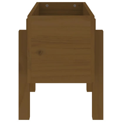 Fioriera da Giardino Miele 62x30x38 cm Legno Massello di Pino - homemem39