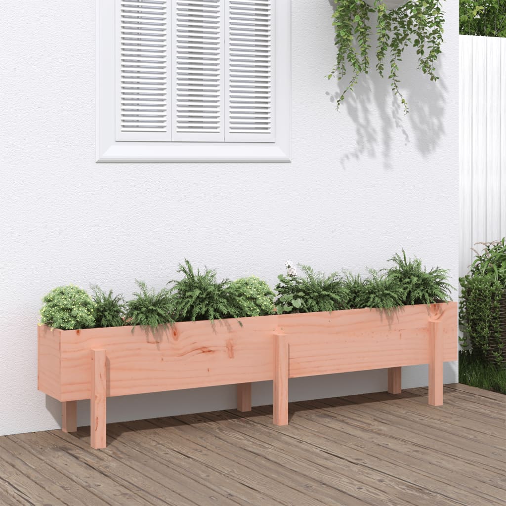 Fioriera Rialzata Giardino 160x30x38 cm Legno Massello Douglas - homemem39