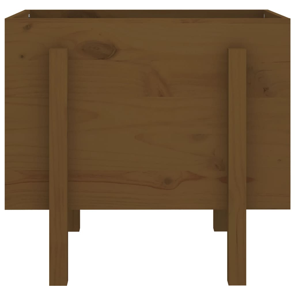 Fioriera da Giardino Miele 62x50x57 cm Legno Massello di Pino - homemem39