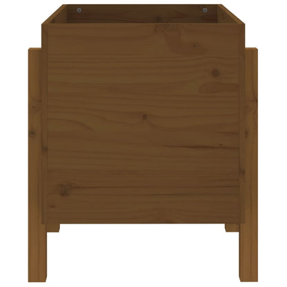 Fioriera da Giardino Miele 62x50x57 cm Legno Massello di Pino - homemem39