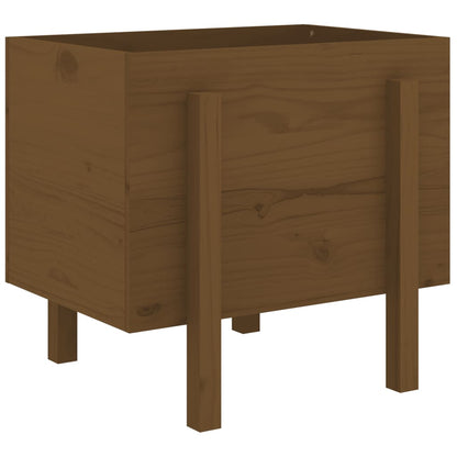 Fioriera da Giardino Miele 62x50x57 cm Legno Massello di Pino - homemem39