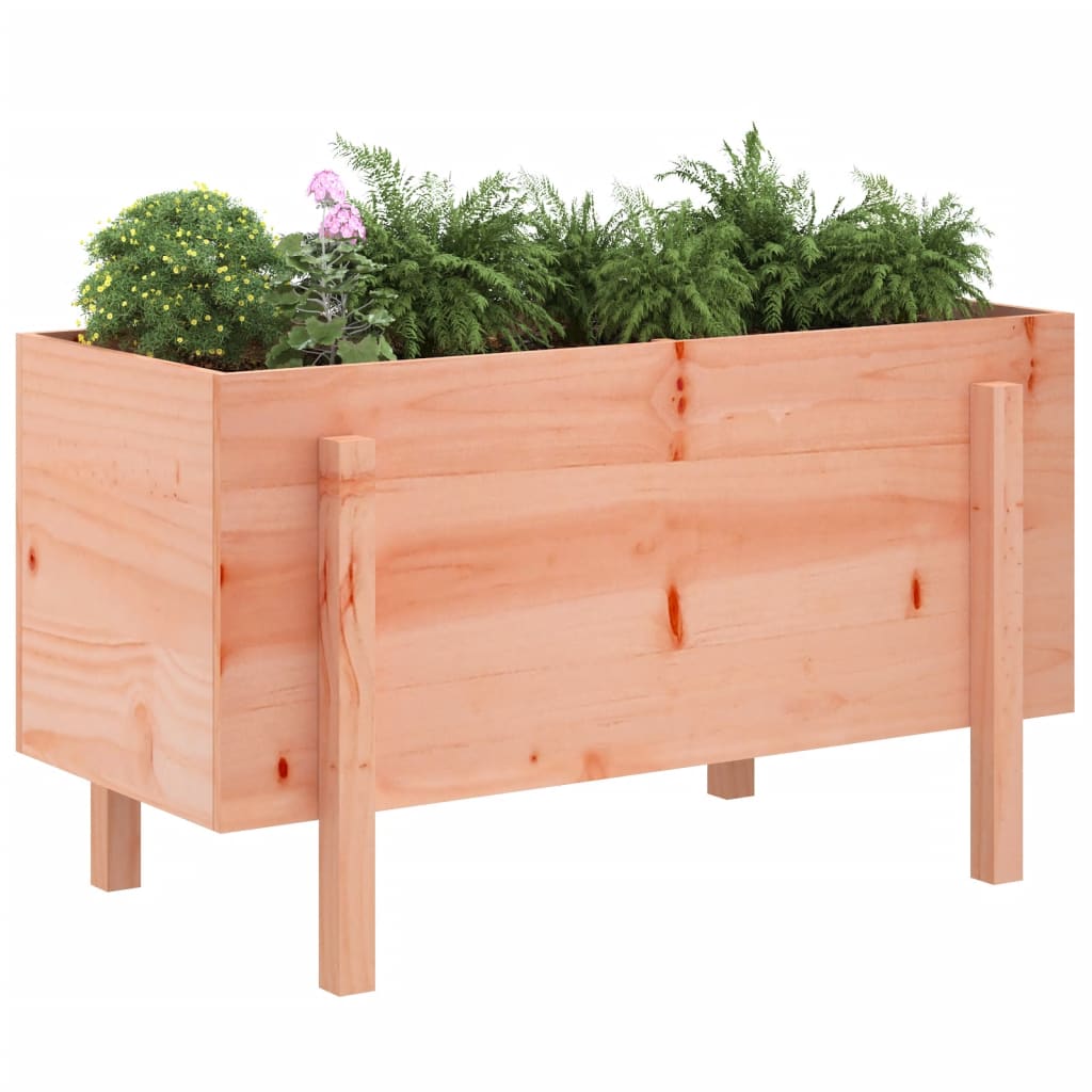 Fioriera Rialzata Giardino 101x50x57 cm Legno Massello Douglas - homemem39