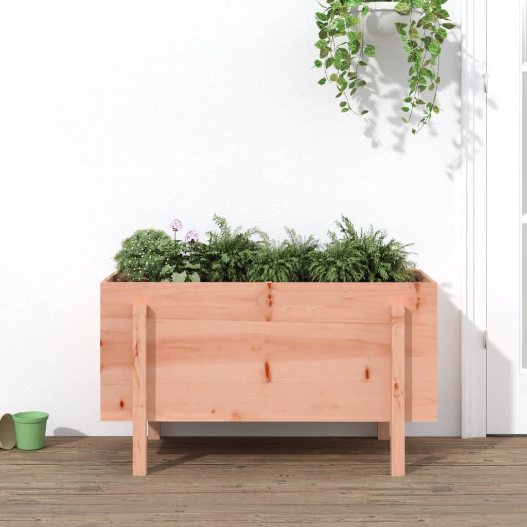 Fioriera Rialzata Giardino 101x50x57 cm Legno Massello Douglas - homemem39