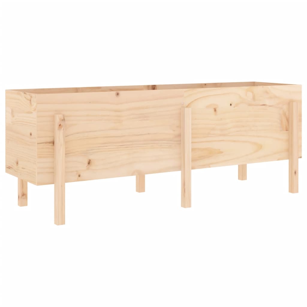 Fioriera Rialzata da Giardino 160x50x57 cm Legno Massello Pino - homemem39