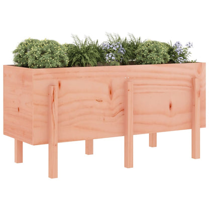 Fioriera Rialzata Giardino 121x50x57 cm Legno Massello Douglas - homemem39