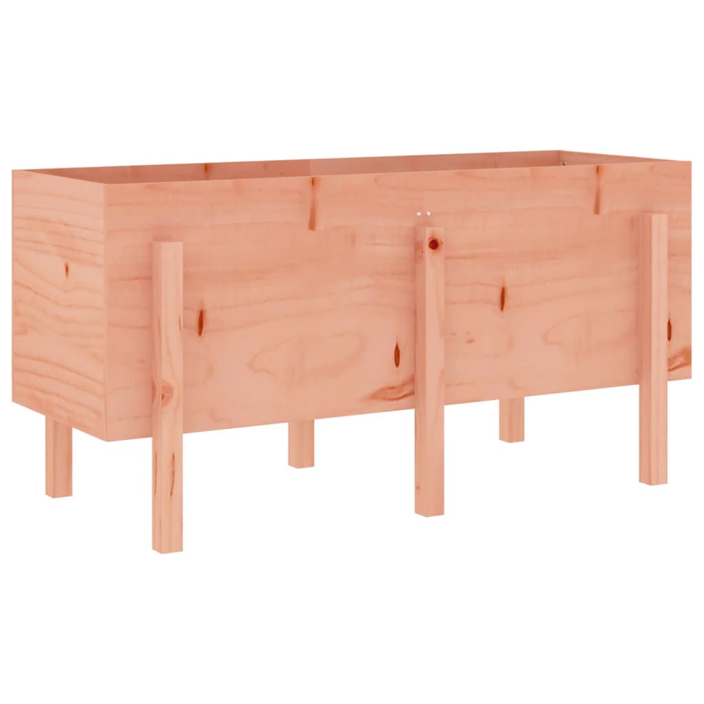 Fioriera Rialzata Giardino 121x50x57 cm Legno Massello Douglas - homemem39