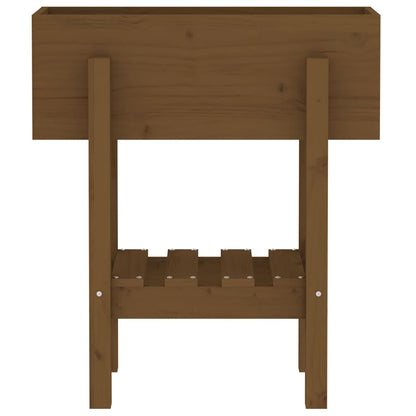 Fioriera da Giardino Miele 62x50x69 cm Legno Massello di Pino - homemem39