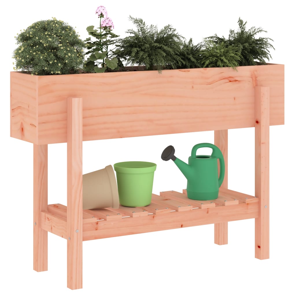 Fioriera Rialzata Giardino 101x30x69 cm Legno Massello Douglas - homemem39