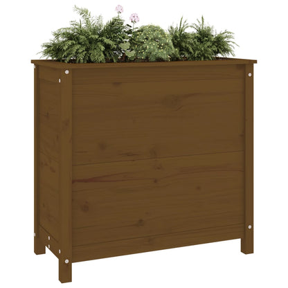 Fioriera da Giardino Miele 82,5x40x78 cm Legno Massello di Pino - homemem39