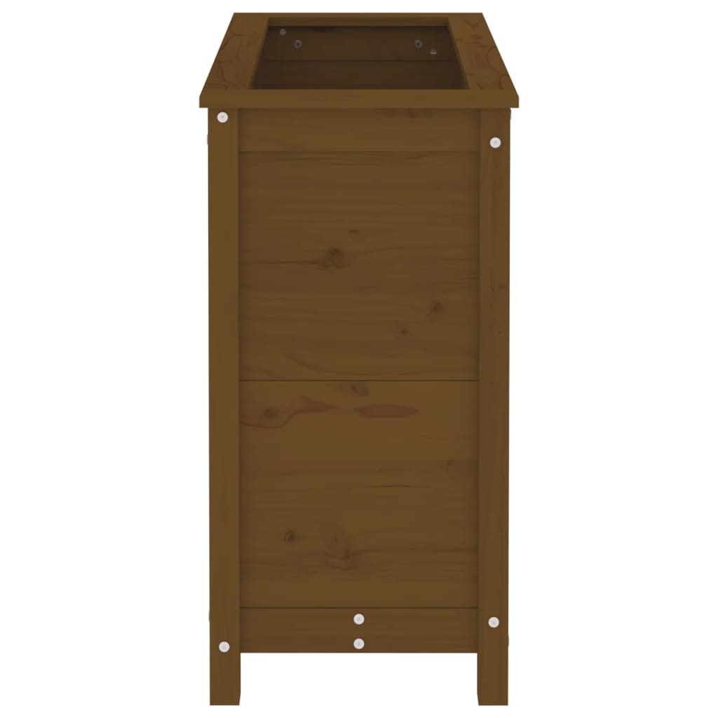 Fioriera da Giardino Miele 82,5x40x78 cm Legno Massello di Pino - homemem39