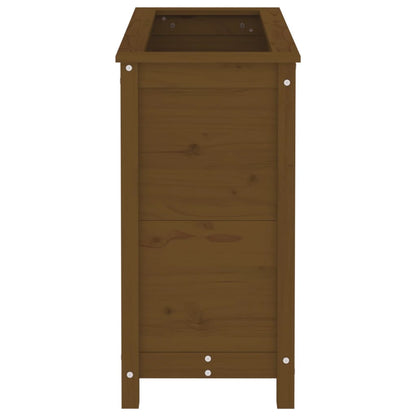 Fioriera da Giardino Miele 82,5x40x78 cm Legno Massello di Pino - homemem39