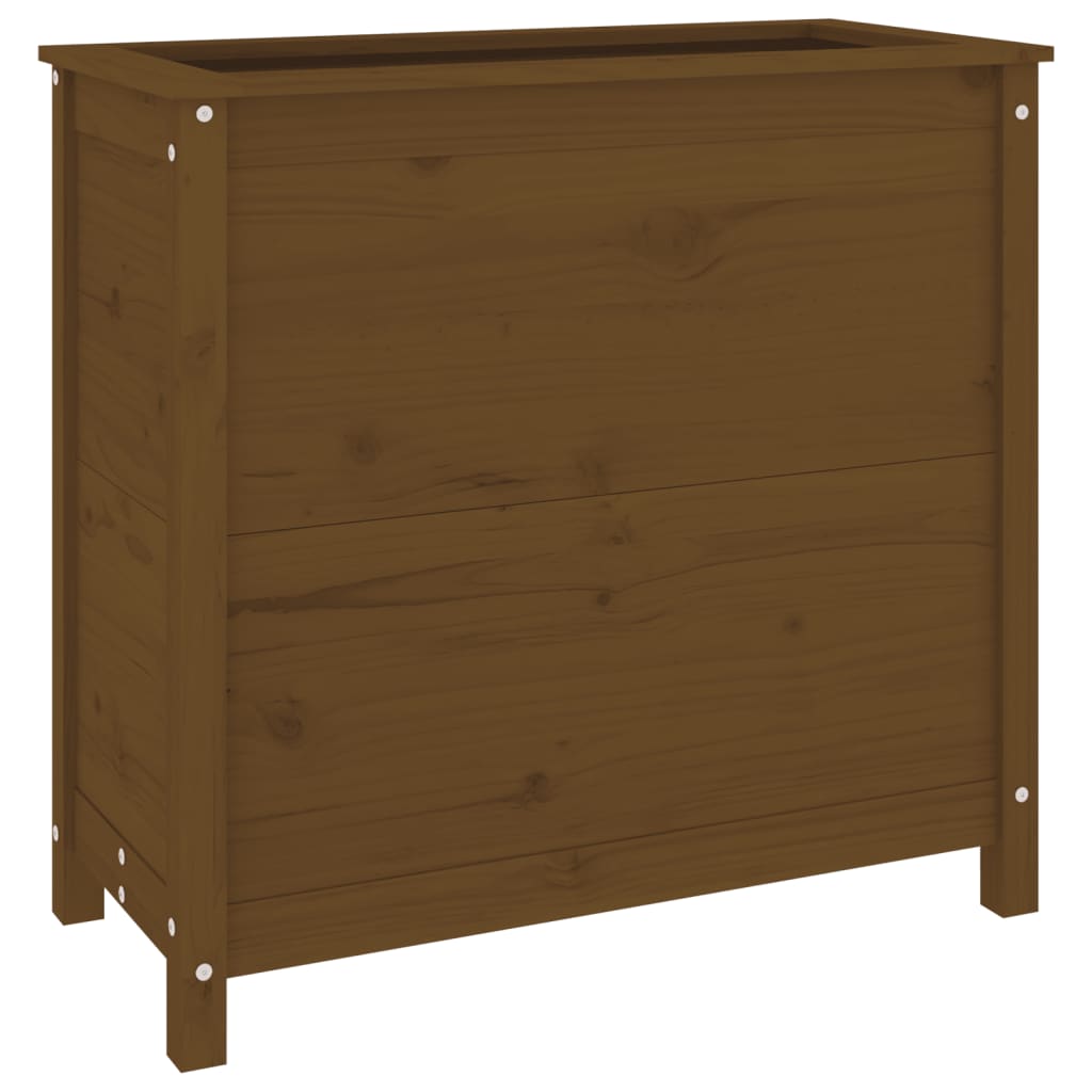 Fioriera da Giardino Miele 82,5x40x78 cm Legno Massello di Pino - homemem39