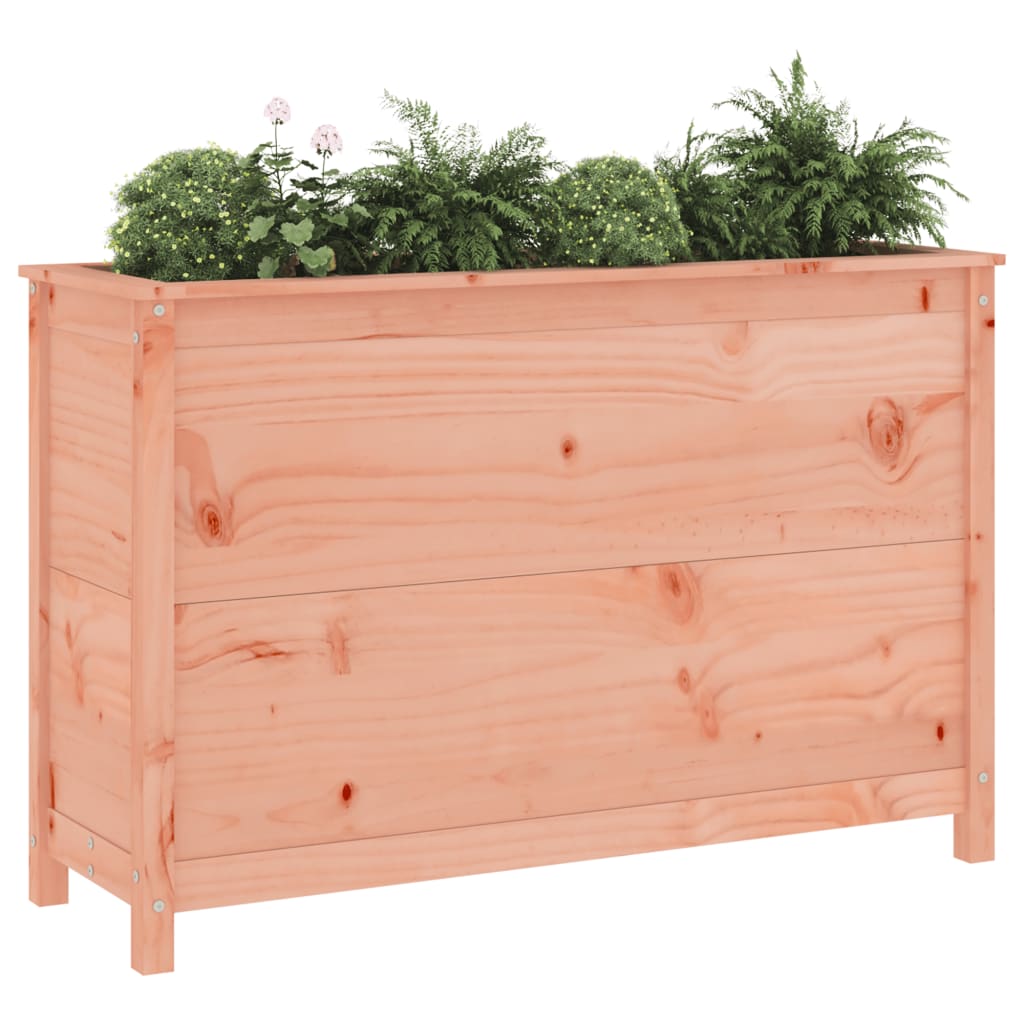 Fioriera Rialzata Giardino 119,5x40x78cm Legno Massello Douglas - homemem39