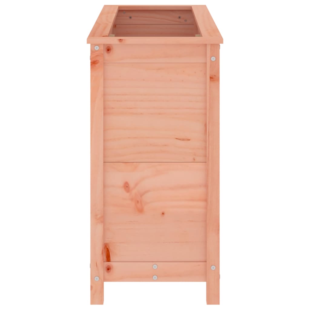 Fioriera Rialzata Giardino 119,5x40x78cm Legno Massello Douglas - homemem39