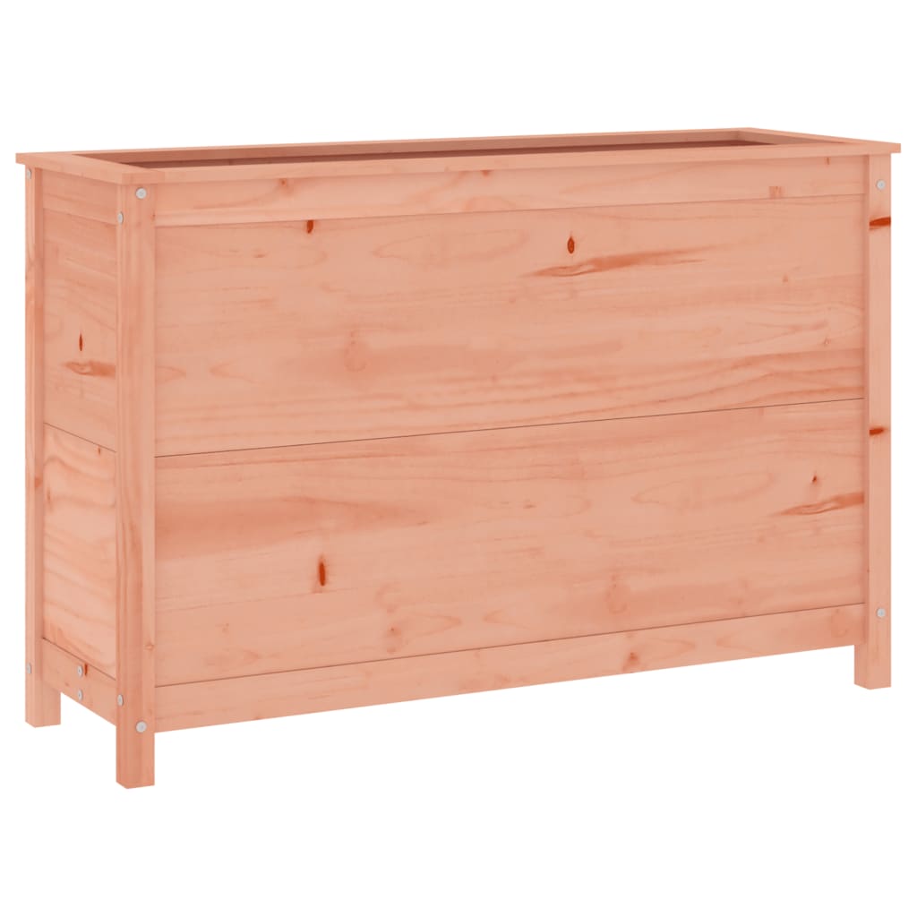 Fioriera Rialzata Giardino 119,5x40x78cm Legno Massello Douglas - homemem39