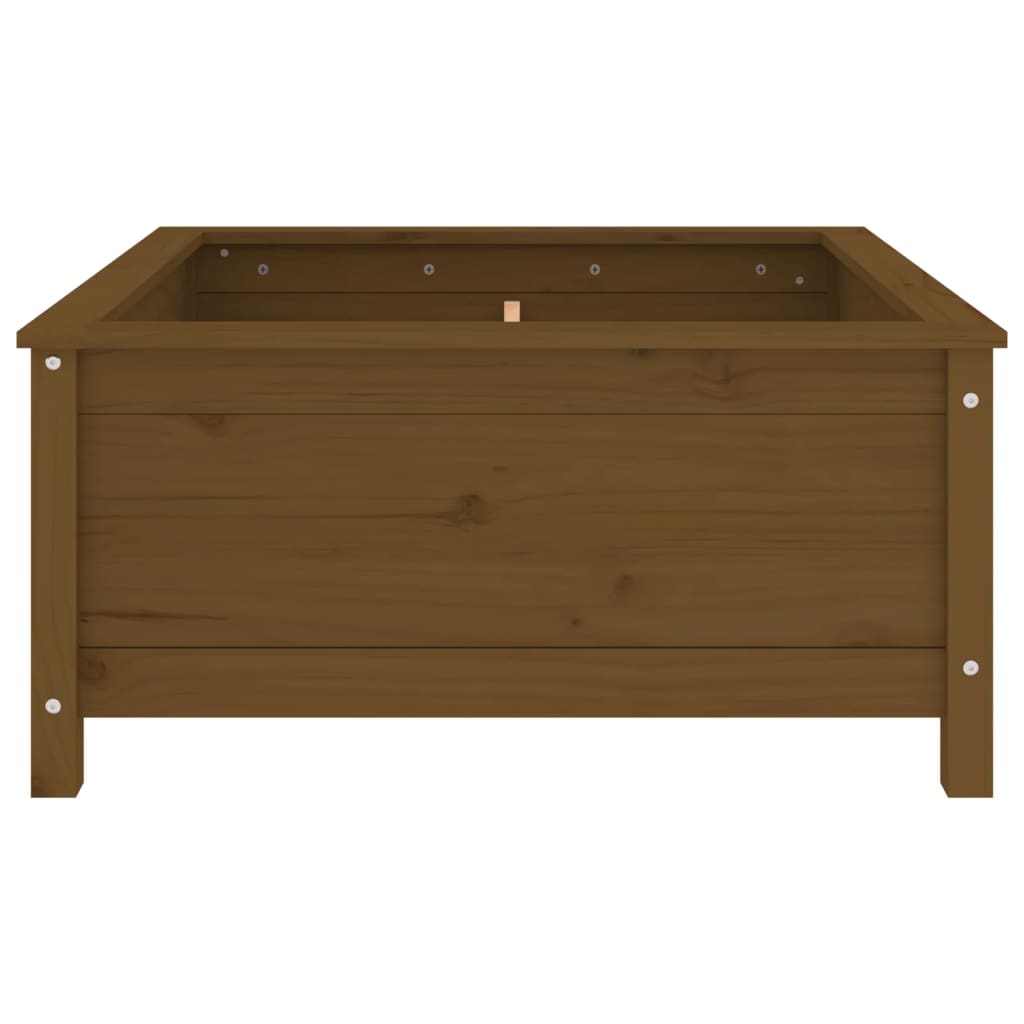 Fioriera da Giardino Miele 82,5x82,5x39 cm Legno Massello Pino - homemem39