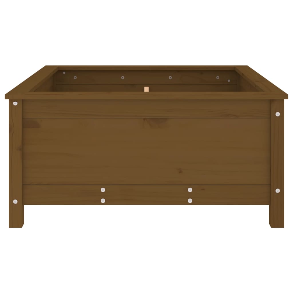 Fioriera da Giardino Miele 82,5x82,5x39 cm Legno Massello Pino - homemem39