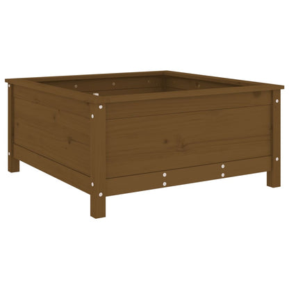 Fioriera da Giardino Miele 82,5x82,5x39 cm Legno Massello Pino - homemem39