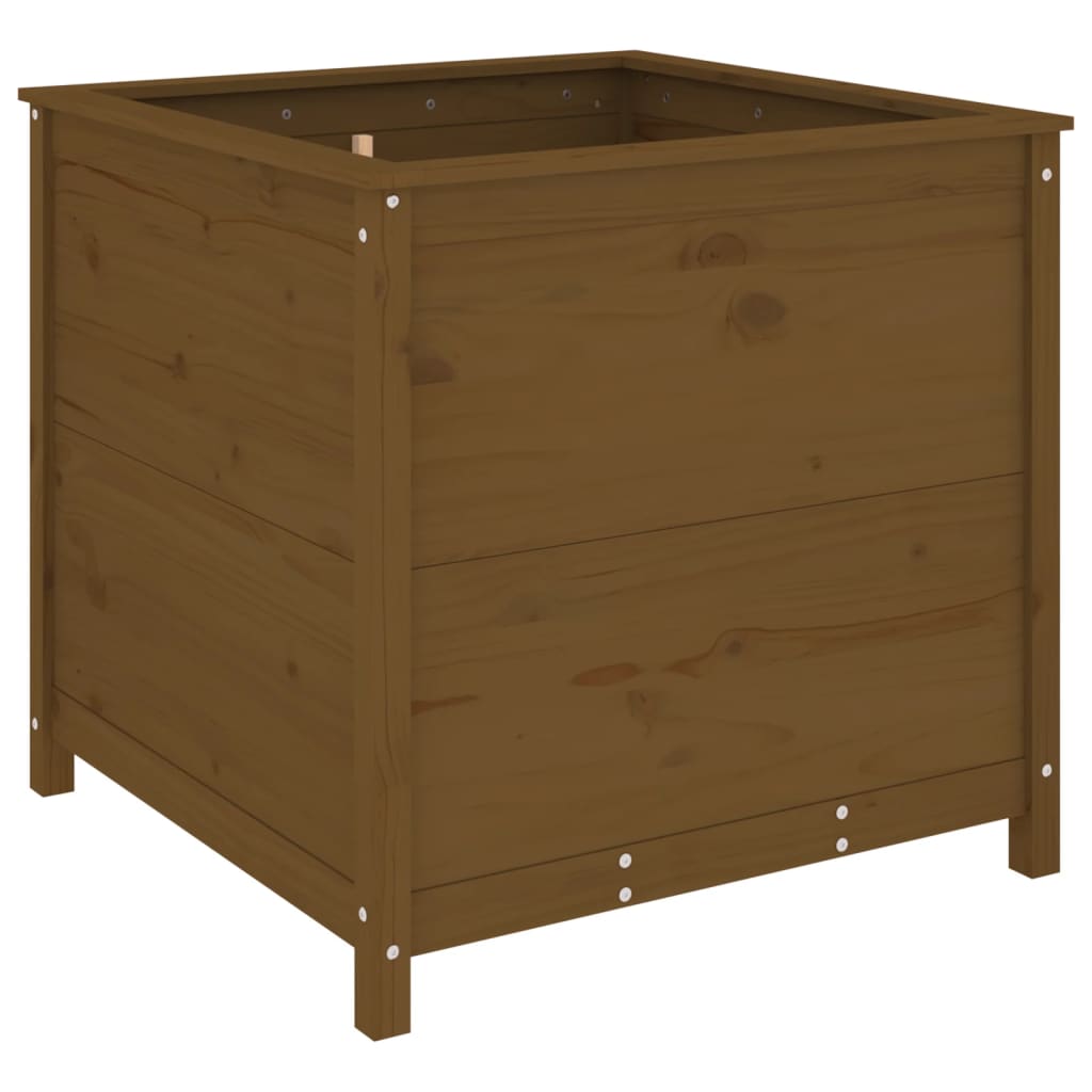 Fioriera da Giardino Miele 82,5x82,5x78 cm Legno Massello Pino - homemem39