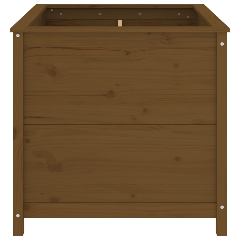 Fioriera da Giardino Miele 82,5x82,5x78 cm Legno Massello Pino - homemem39