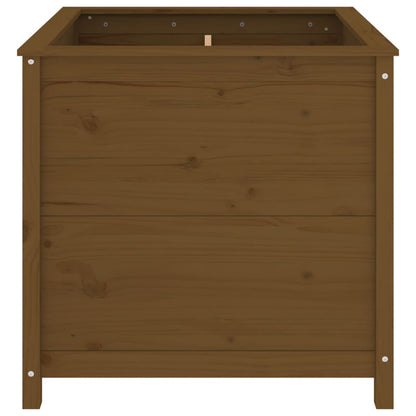 Fioriera da Giardino Miele 82,5x82,5x78 cm Legno Massello Pino - homemem39