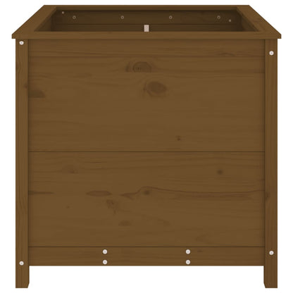 Fioriera da Giardino Miele 82,5x82,5x78 cm Legno Massello Pino - homemem39