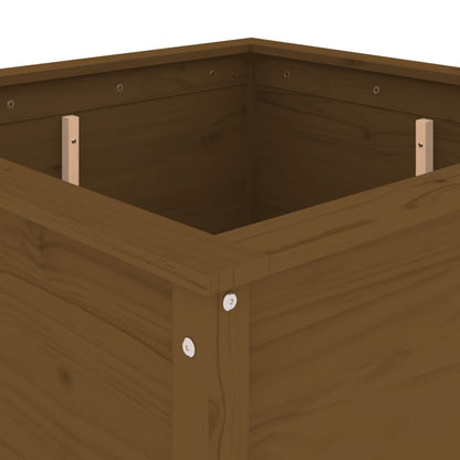 Fioriera da Giardino Miele 82,5x82,5x78 cm Legno Massello Pino - homemem39