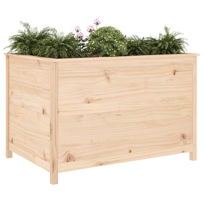 Fioriera Rialzata Giardino 119,5x82,5x78cm Legno Massello Pino - homemem39