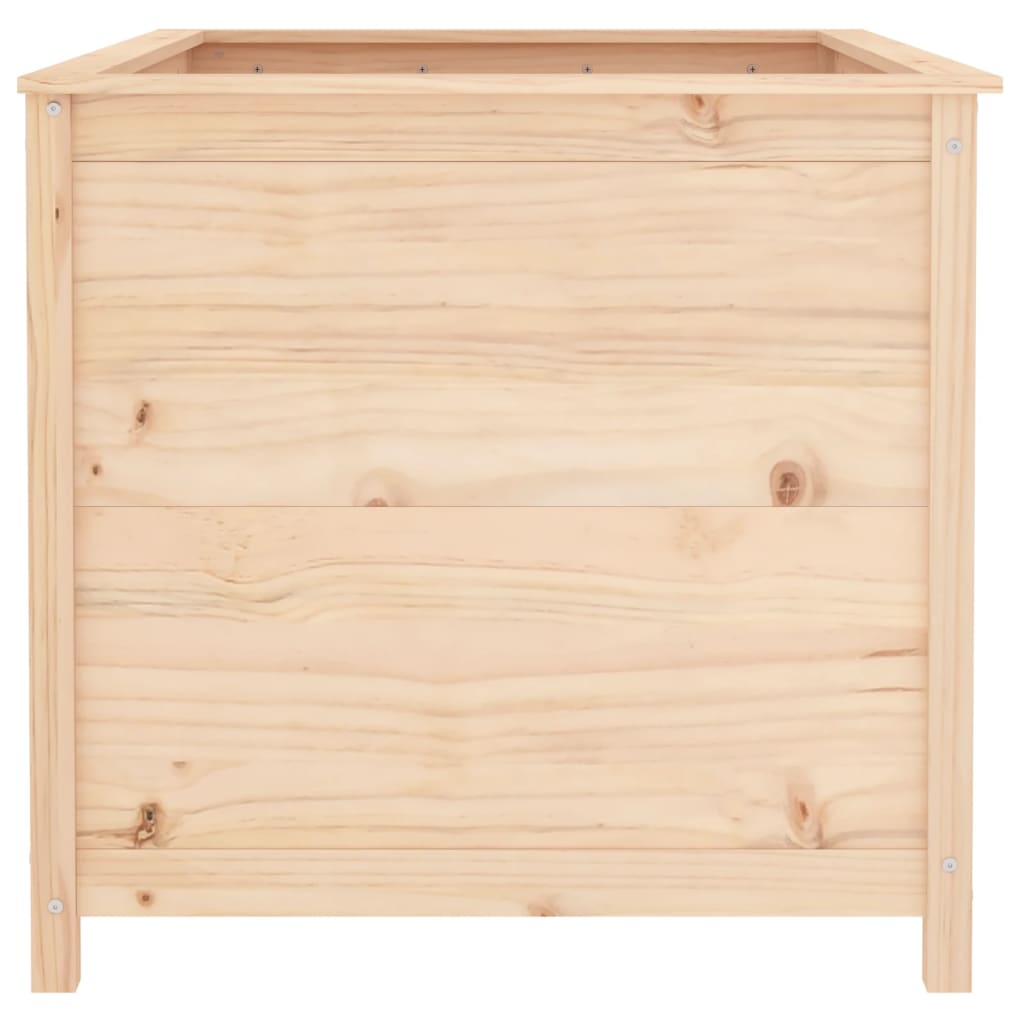 Fioriera Rialzata Giardino 119,5x82,5x78cm Legno Massello Pino - homemem39