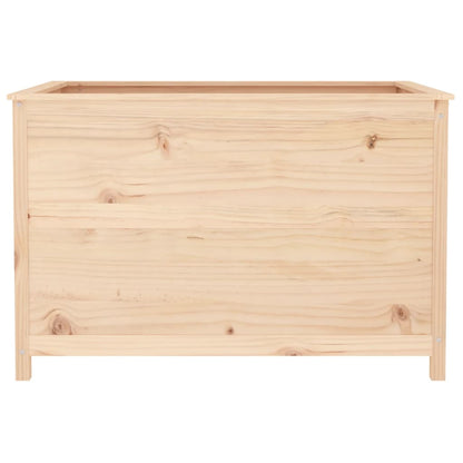 Fioriera Rialzata Giardino 119,5x82,5x78cm Legno Massello Pino - homemem39