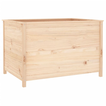 Fioriera Rialzata Giardino 119,5x82,5x78cm Legno Massello Pino - homemem39