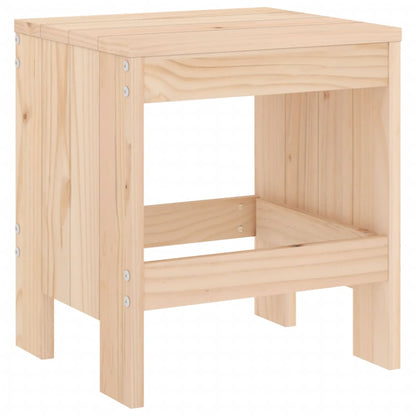 Sgabelli da Giardino 2 pz 40x36x45 cm in Legno Massello di Pino - homemem39