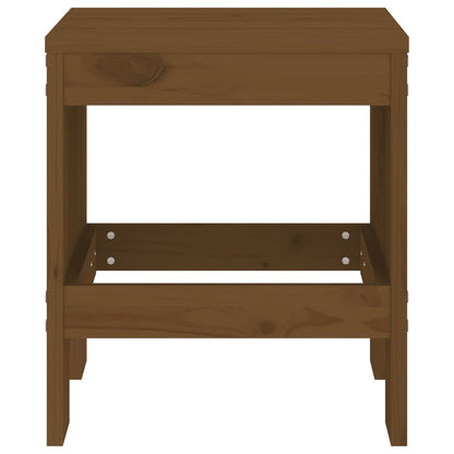 Sgabelli da Bar 2 pz Miele 40x36x45 cm Legno Massello di Pino - homemem39