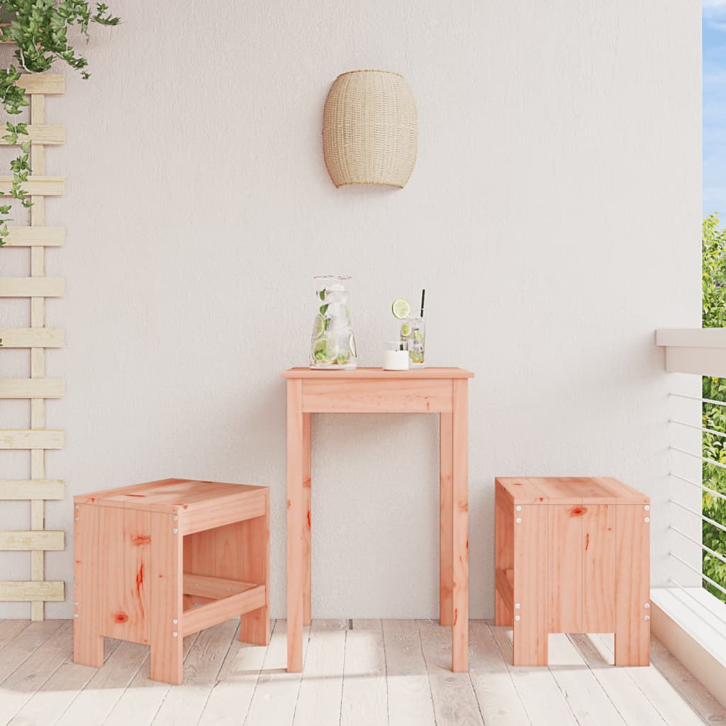 Sgabelli da Giardino 2pz 40x36x45 cm Legno Massello di Douglas - homemem39