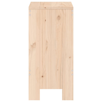 Sgabelli da Bar 2 pz 40x36x75 cm in Legno Massello di Pino - homemem39