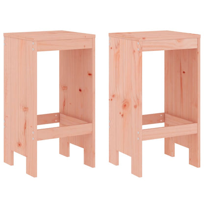 Sgabelli da Bar 2 pz 40x36x75 cm in Legno Massello di Douglas - homemem39