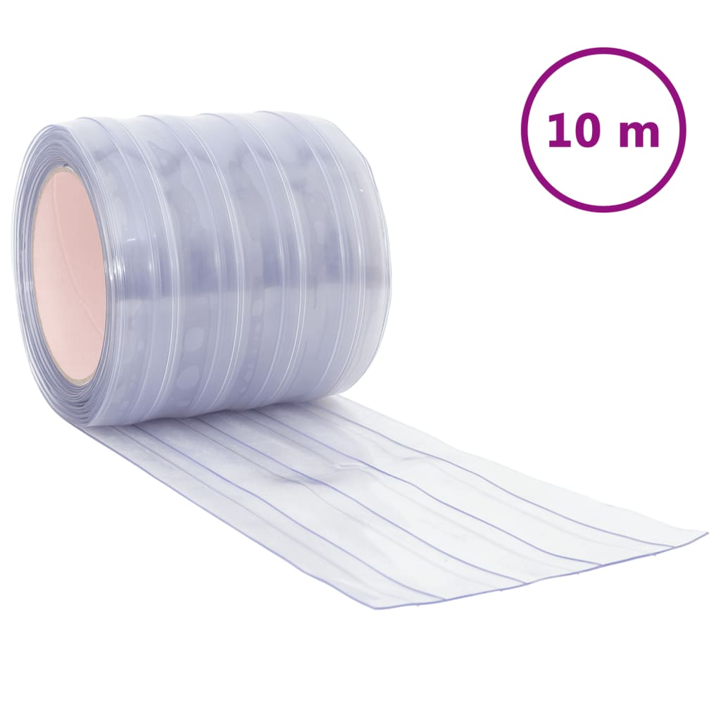 Tenda per Porte Trasparente 200 mm x 1,6 mm 10 m in PVC - homemem39