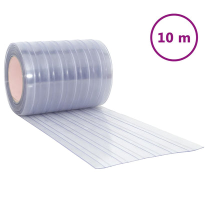 Tenda per Porte Trasparente 300 mm x 2,6 mm 10 m in PVC - homemem39