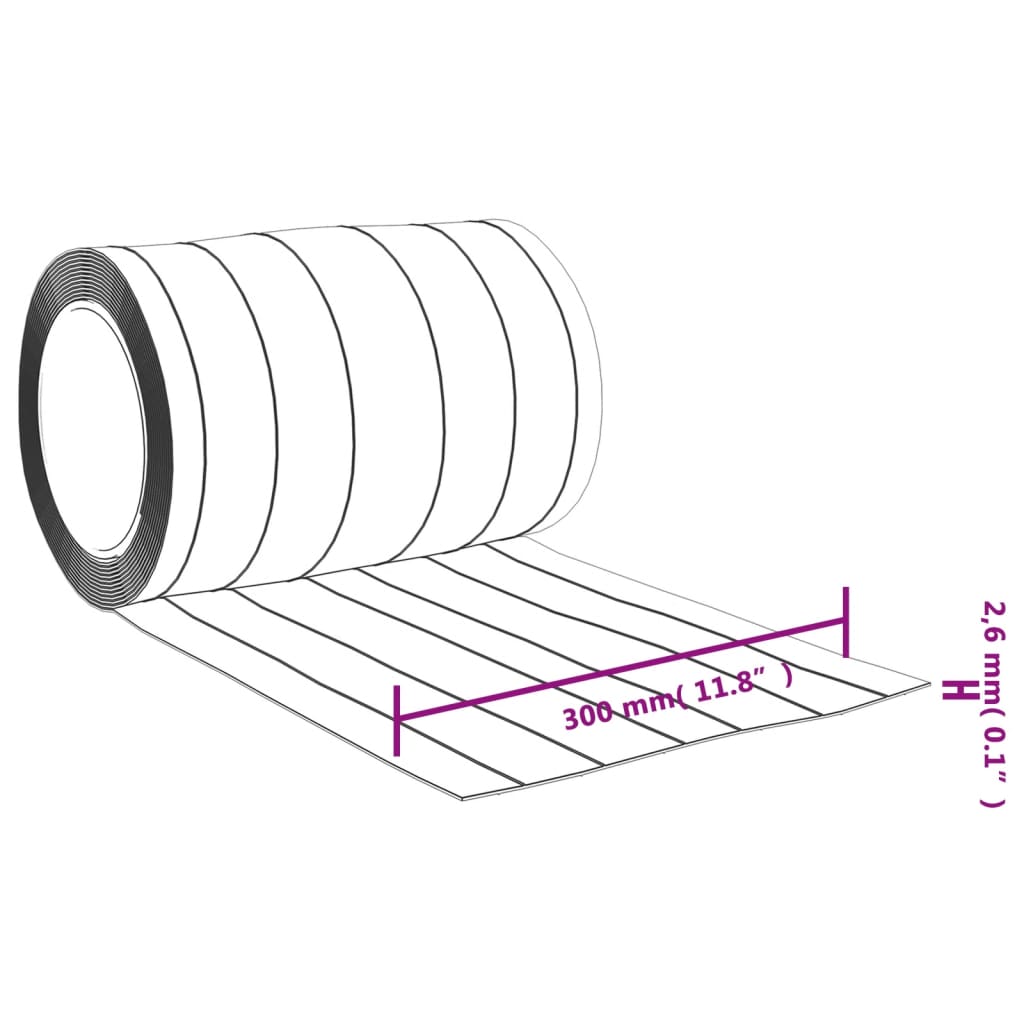 Tenda per Porte Trasparente 300 mm x 2,6 mm 10 m in PVC - homemem39