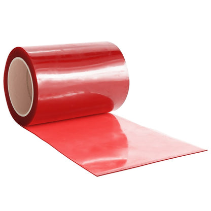 Tenda per Porte Rossa 300 mm x 2,6 mm 10 m in PVC - homemem39