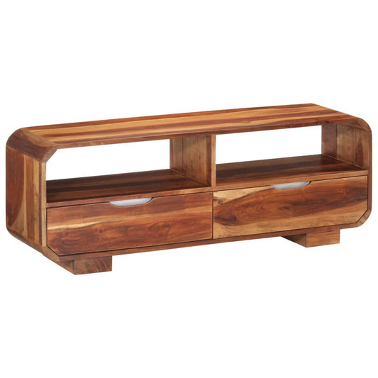 Mobile Porta TV 110x30x40 cm in Legno Massello di Acacia - homemem39