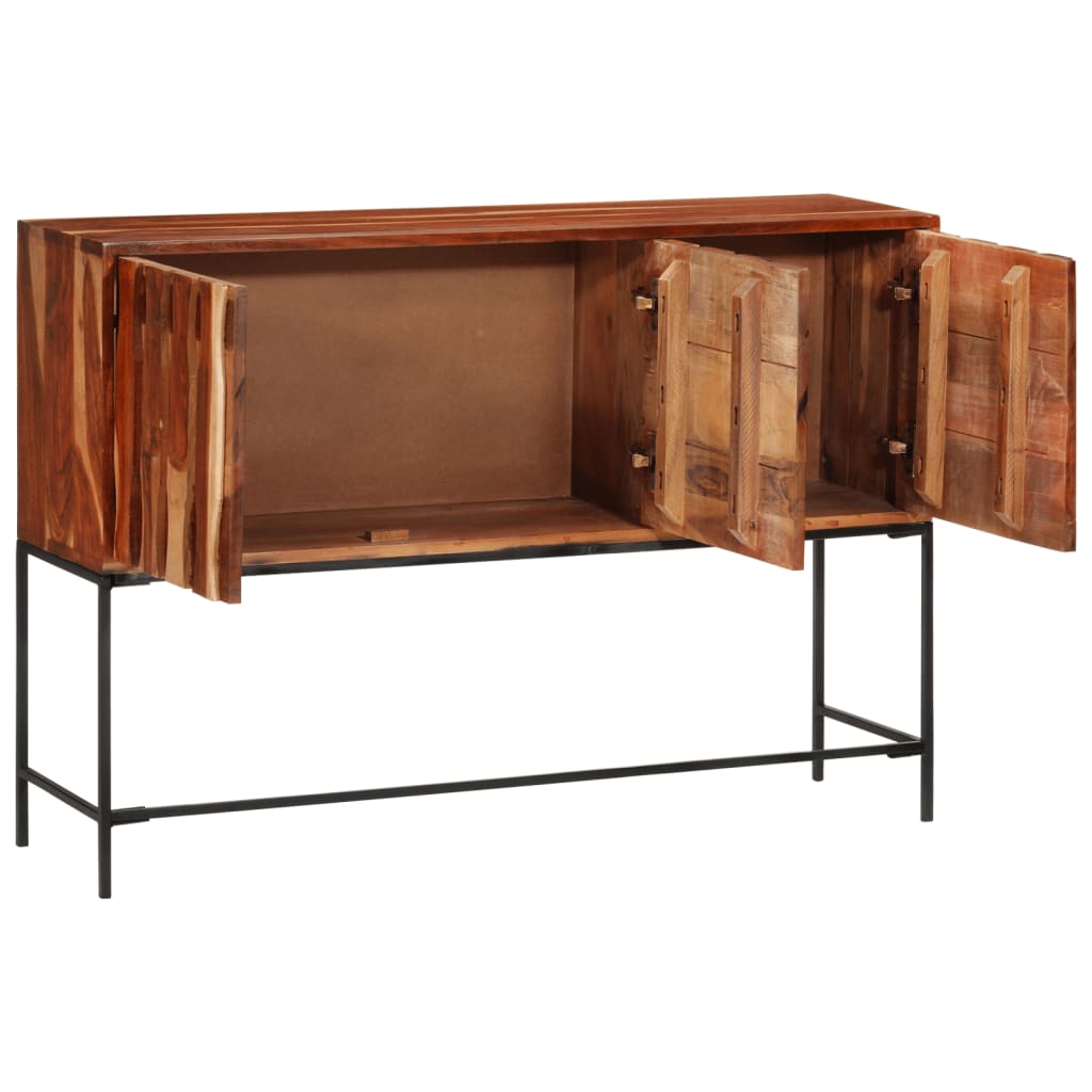 Credenza 110x28x76 cm in Legno Massello di Acacia - homemem39