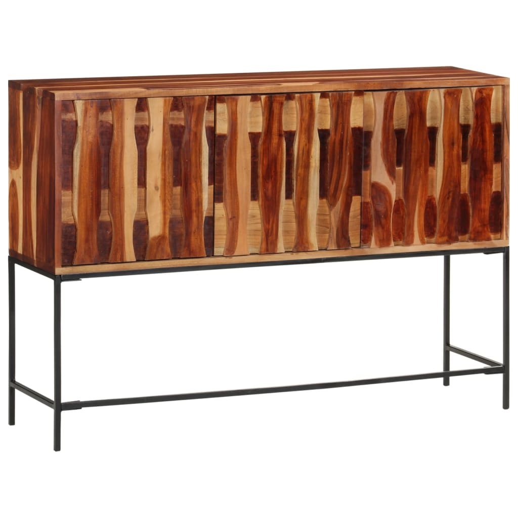 Credenza 110x28x76 cm in Legno Massello di Acacia - homemem39